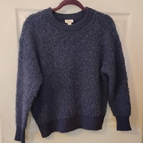 a.n.a. Woman's Indigo Round Neck Sweater, Size: M, NWT - Picture 1 of 11